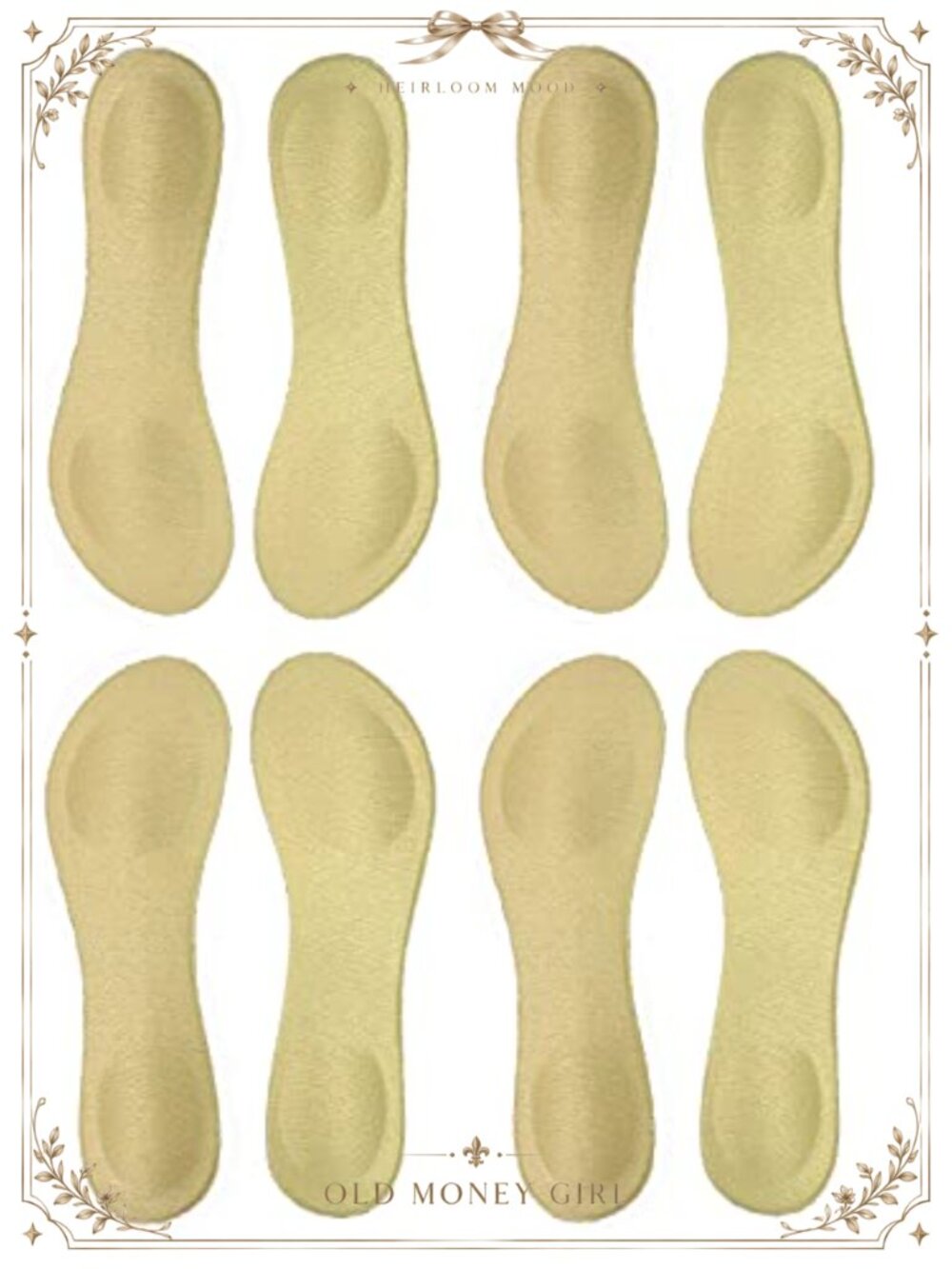 Happystep 3/4 Length High Heel Insoles Cushion for Heels, Pumps, Flats,